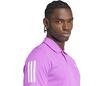 Adidas Club 3 Stripe Polo (M) (Purple Burst)