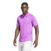 Adidas Club 3 Stripe Polo (M) (Purple Burst)