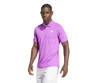 Adidas Club 3 Stripe Polo (M) (Purple Burst)
