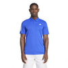 Adidas Club 3 Stripe Polo (M) (Lucid Blue)