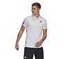Adidas Club 3 Stripe Polo (M) (White)