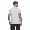 Adidas Club 3 Stripe Polo (M) (White)