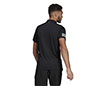 Adidas Club 3 Stripe Polo (M) (Black)