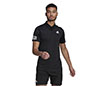 Adidas Club 3 Stripe Polo (M) (Black)