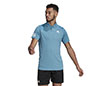 Adidas Club 3 Stripe Polo (M) (Blue)