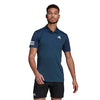Adidas Club 3 Stripe Polo (M) (Navy)