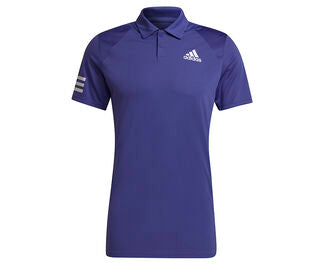 Adidas Club 3 Stripe Polo (M) (Purple)
