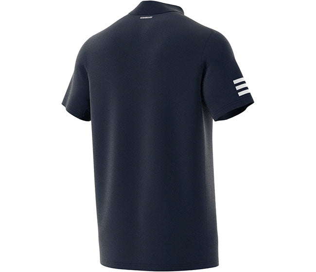 Adidas Club 3 Stripe Polo (M) (Navy)