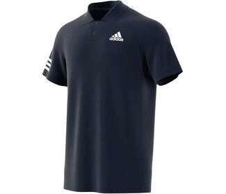 Adidas Club 3 Stripe Polo (M) (Navy)
