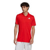 Adidas Club 3 Stripe Polo (M) (Red)