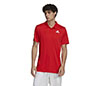 Adidas Club 3 Stripe Polo (M) (Red)