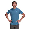 Adidas Club 3 Stripe Polo (M) (Blue)