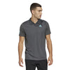 Adidas Club 3 Stripe Polo (M) (Dark Grey)
