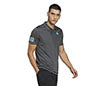 Adidas Club 3 Stripe Polo (M) (Dark Grey)