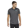 Adidas Club 3 Stripe Polo (M) (Dark Grey)