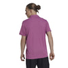 Adidas Club 3 Stripe Polo (M) (Pink)