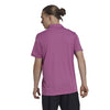 Adidas Club 3 Stripe Polo (M) (Pink)
