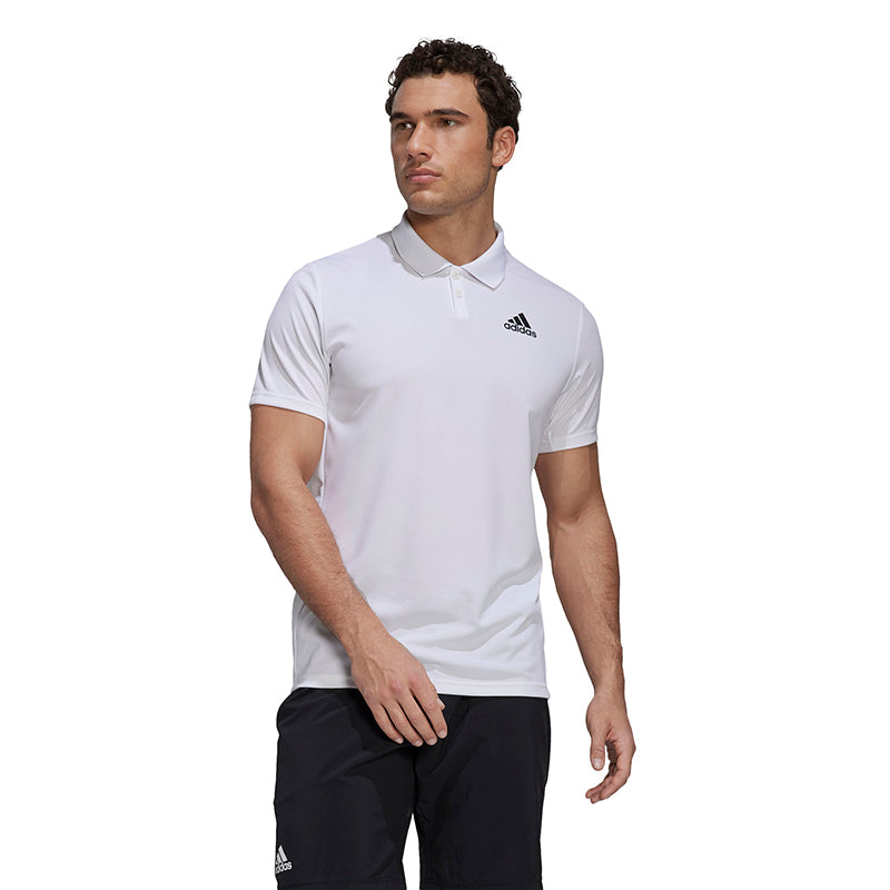 Adidas Club Pique Polo (M) (White)