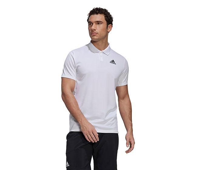 Adidas Club Pique Polo (M) (White)