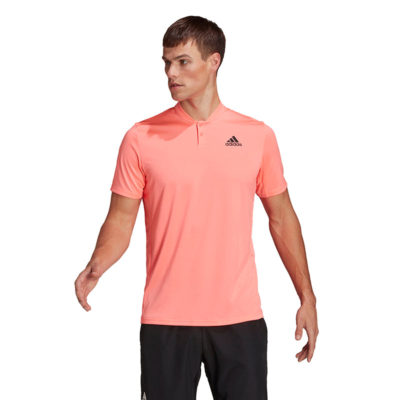 Adidas Club Henley (M) (Acid Red)