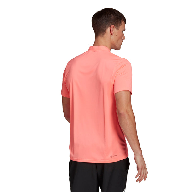 Adidas Club Henley (M) (Acid Red)