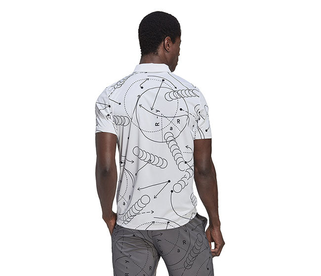 Adidas Club Graphic Polo (M) (White)