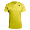 Adidas Freelift Primeblue Printed Tee (M) (Yellow)