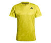 Adidas Freelift Primeblue Printed Tee (M) (Yellow)