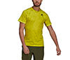 Adidas Freelift Primeblue Printed Tee (M) (Yellow)