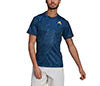 Adidas Freelift Primeblue Printed Tee (M) (Navy)