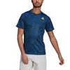 Adidas Freelift Primeblue Printed Tee (M) (Navy)