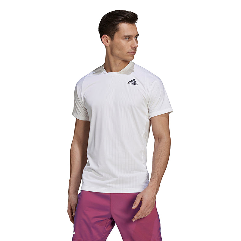 Adidas Freelift Primeblue Tee (M) (White)
