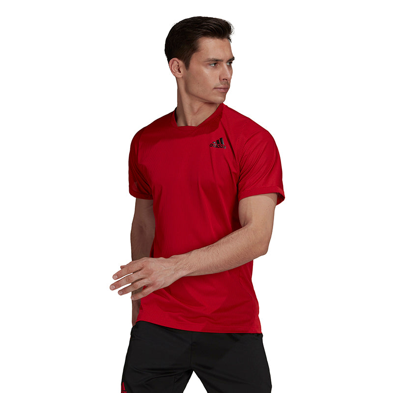 Adidas Freelift Primeblue Tee (M) (Red)