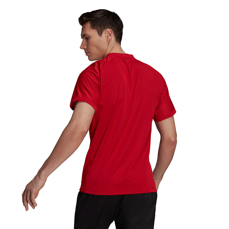 Adidas Freelift Primeblue Tee (M) (Red)