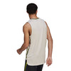 Adidas Sleeveless Primeblue Tee (M) (Cream)