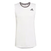 Adidas Sleeveless Primeblue Tee (M) (White)