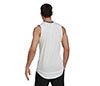 Adidas Sleeveless Primeblue Tee (M) (White)