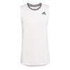 Adidas Sleeveless Primeblue Tee (M) (White)
