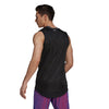 Adidas Sleeveless Primeblue Tee (M) (Black)