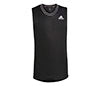 Adidas Sleeveless Primeblue Tee (M) (Black)