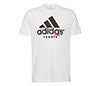 Adidas Tennis Graphic Logo Tee (M) (White)