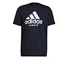 Adidas Tennis Graphic Logo Tee (M) (Navy)