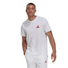 Adidas Tennis Graphic Wimbledon Tee (M) (White)
