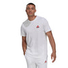 Adidas Tennis Graphic Wimbledon Tee (M) (White)