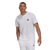 Adidas Tennis Graphic Wimbledon Tee (M) (White)