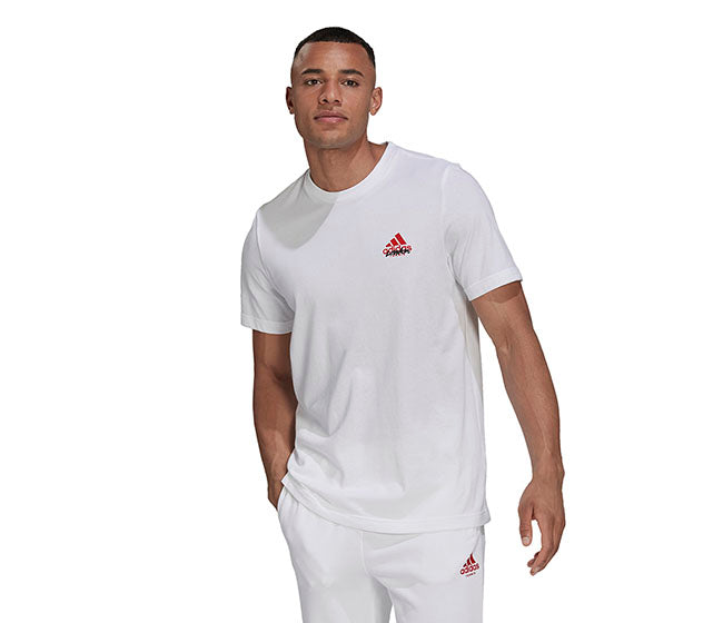 Adidas Tennis Graphic Wimbledon Tee (M) (White)