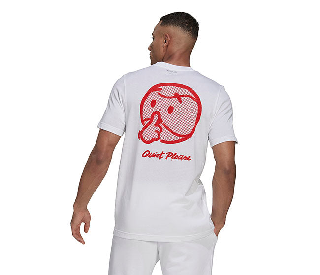 Adidas Tennis Graphic Wimbledon Tee (M) (White)