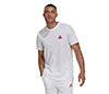 Adidas Tennis Graphic Wimbledon Tee (M) (White)