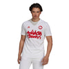 Adidas Tennis Logo Wimbledon Tee (M) (White)