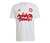 Adidas Tennis Logo Wimbledon Tee (M) (White)